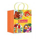 Пакет подарочный СОЮЗМУЛЬТФИЛЬМ МАТОВЫЙ, м, мультики МИКС ЧУДО ПРАЗДНИК