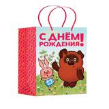 Пакет подарочный СОЮЗМУЛЬТФИЛЬМ МАТОВЫЙ, xl, Винни Пух ЧУДО ПРАЗДНИК