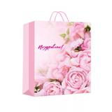 Пакет подарочный МАТОВЫЙ, xl, цветы 3 ЧУДО ПРАЗДНИК