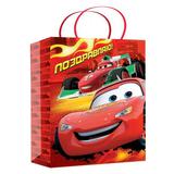 Пакет подарочный глянцевый м тачки (поздравляю!) ЧУДО ПРАЗДНИК