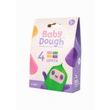 BabyDough Тесто для лепки 4 шт/65 г в коробке зеленый щипок №3