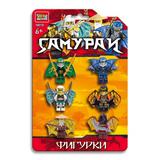 Конструктор фигурки самураи-6 шт. Город мастеров