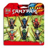 Конструктор фигурки самураи-6 шт. Город мастеров
