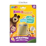 Аквагрим карандаши 6 цветов классика Маша и Медведь маша и медведь МУЛЬТИ АРТ