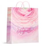 Пакет подарочный глянцевый пакет подарочный l, 26*32*14 см, глянцевый,градиент 27