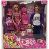 Набор кукол София, руки и ноги сгиб., кор. КАРАПУЗ