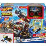 Игровой набор Mattel Hot Wheels Monster Trucks Мир Арены - 5 огненный прорыв №1