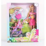 Игровой набор Defa Lucy "На прогулке", 2 куклы, 3 предм., коробка
