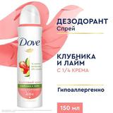 DOVE Дезодорант аэрозоль Клубника-лайм 48ч 150мл