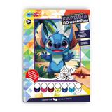 Раскраска по номерам 17х23 см монстрик МУЛЬТИ АРТ