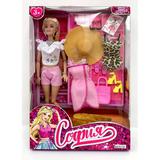 Кукла 29см София, руки и ноги сгиб, акс, кор КАРАПУЗ