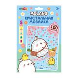 Аппликация кристальная мозаика в конверте 17*23 Molang МУЛЬТИ АРТ