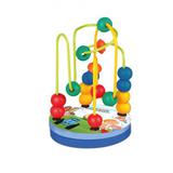 Игрушка деревянная СИНИЙ ТРАКТОР лабиринт, коробка Буратино