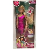 Кукла 29см София, руки и ноги сгиб., кор КАРАПУЗ