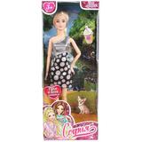 Кукла 29см София, руки и ноги сгиб., кор. КАРАПУЗ