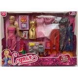 Кукла София 29 см, руки и ноги сгиб, 6 комплектов одежды, акс, кор КАРАПУЗ