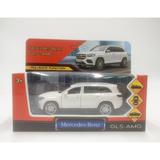 Машина металл MERCEDES-BENZ gls class amg 12см, дв,баг,ин,белый, кор. Технопарк