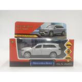 Машина металл MERCEDES-BENZ gls class amg 12см, дв,баг,ин,серебряный, кор. Технопарк