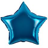 Шар (18""46 см) Звезда, Синий, 1 шт, 120105