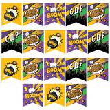 Гирлянда Флажки, Ночной город, С Днем Рождения, 300 см, 1 упак, 62515