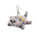 BUDI BASA Кот Басик с бантиком лежачий игрушка с кольцом 11см