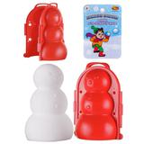 ABtoys Снежколеп Снеговик 3D красный 16х12х22 см
