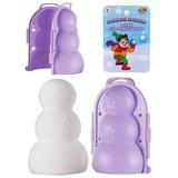 ABtoys Снежколеп Снеговик 3D фиолетовый 16х12х22 см