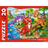 Пазлы MAXI 20 Милые динозавры