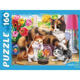 Пазлы 160 Кошка и котята
