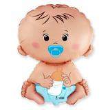 Шар (26""66 см) Фигура, Малыш Мальчик, 1 шт, 901751