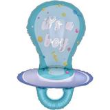 Шар (38""97 см) Фигура, Соска Пустышка для мальчика, Голубой, 1 шт, 190928