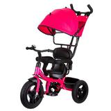 Велосипед 3-х колесс ручуправ цврозов, надувколеса 12 и 10дюймповоротсиденье, рег по высоте