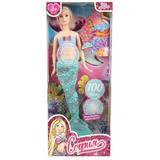 Кукла 29см София русалка, 100 фраз, пласт. свет. хвост, кор. КАРАПУЗ