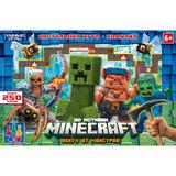 По мотивам Minecraft. Настольная игра-ходилка. 217х330х27 мм. Умные игры 