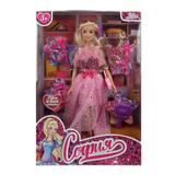 Кукла 29 см София, руки и ноги сгиб., акс., кор. КАРАПУЗ 