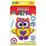 Игрушка из фетра cовушка МУЛЬТИ АРТ