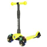 Самокат трехколесный Slider Stile, складной, колеса со светом, цвет: желтый, размер: 57*25*66 см, в