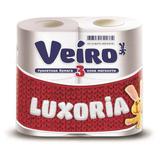 VEIRO Туалетная бумага Luxoria 3-х слойная белая, 4 шт