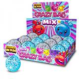 Супер жмяка, дисплей crazy ball - супер жмяка шар 5 см Супер Жим