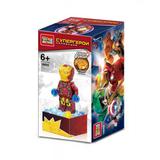 Конструктор фигурка супергерой, (светящийся кубик) Город мастеров