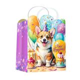 Пакет подарочный креативный xl,корги вырубка,190 гр/м2 ЧУДО ПРАЗДНИК