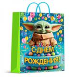 Пакет подарочный глянцевый l,воин звезд,140 гр/м2 ЧУДО ПРАЗДНИК