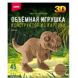 Конструктор из картона. Объёмная игрушка Динозавр