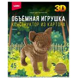 Конструктор из картона. Объёмная игрушка Собачка
