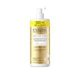 EVELINE BODY CARE EXPERT Эксклюзивное молочко д/тела с эффектом сияния д/сухой и чувствит. Кожи 500мл