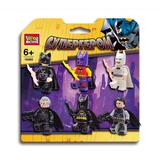 Конструктор фигурки бэтмен -6 шт. Город мастеров