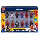 Конструктор фигурки спайдермен-12 шт. Город мастеров