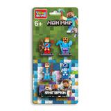 Конструктор фигурки мой мир - 4 шт. Город мастеров