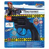 Револьвер для стрельбы пистонами 8 зарядов,полиция,блист.18,4*15,8*2,7см ИГРАЕМ ВМЕСТЕ