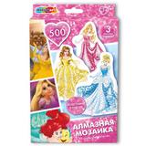 Алмазная мозаика фигурная на подставке 10*15 см принцессы МУЛЬТИ АРТ
